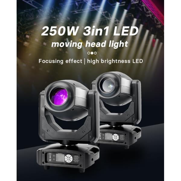 250W 3in1 LED Movers Light Gobo Focus Spot Moving Head Light