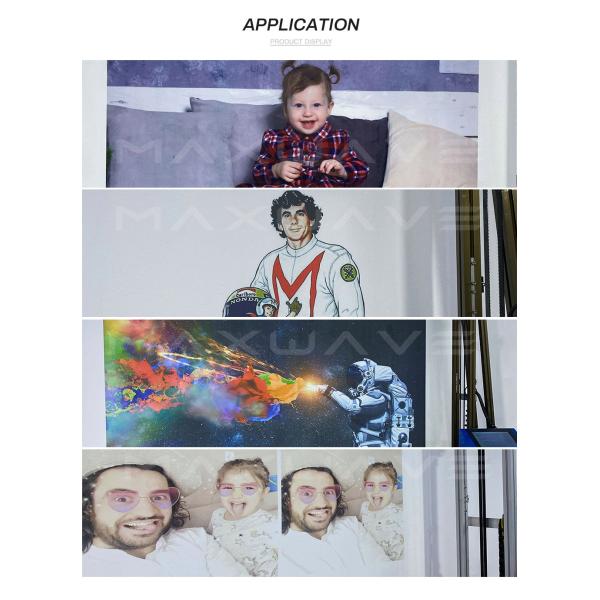 печатная машина стены 5D CMYKW УЛЬТРАФИОЛЕТОВАЯ с головой Epson