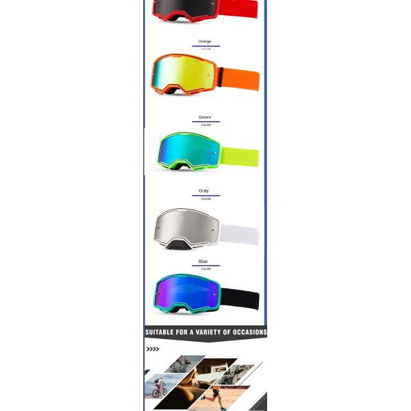 2025 New Model - Multi-color Contrasting Ski Goggles - Anti-fog and anti-glare all-scenario snowfield eye-protection equipment