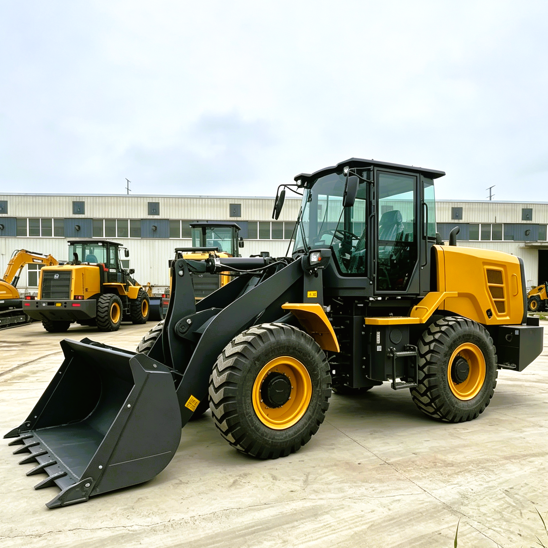 XC938 Small Wheel Loader 3.5 Ton 1.8m³ Bucket Loader Machine for Farm and Construction
