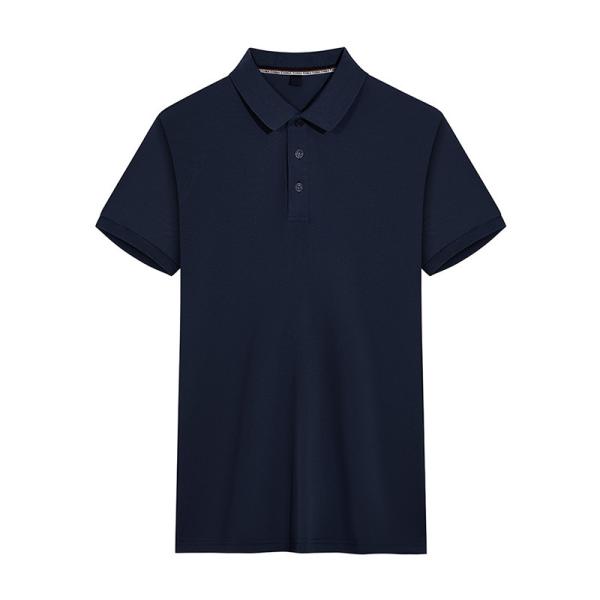 S to 4XL Classic Lapel Loose Casual Polo Shirt 96 Polyester 4 Spandex Shirts