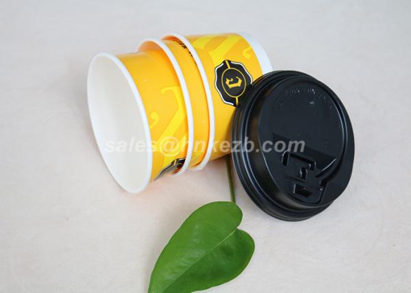 Personalized Ice Cream Paper Cups / Paper Frozen Yogurt Cups Double PE