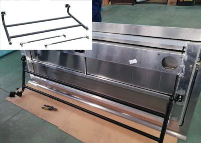 Aluminum Compartment Bus Luggage Door Mechanism LM300 Manual With Panel