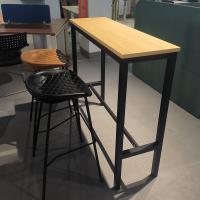 Estilo industrial Cozinha longa Refeição Metal Madeira Restaurante Refeição Bar Mesa