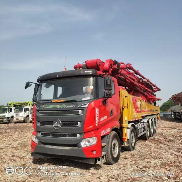 Used 2021 Sany 65m Hydraulic Concrete Pump Truck For Sale