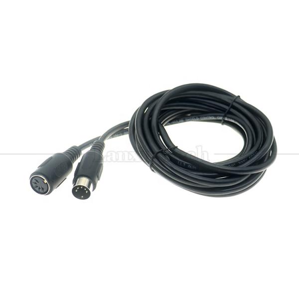 High Quality 1M 3M 5M Male to Female MIDI 5 PIN DIN Extension Cable for Audio Keyboard Guitar