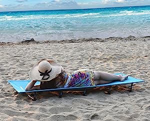 Oversized Portable Foldable Outdoor Bed for Adults Kids, Heavy Duty Cot Traveling Gear Supplier, Office Nap, Beach