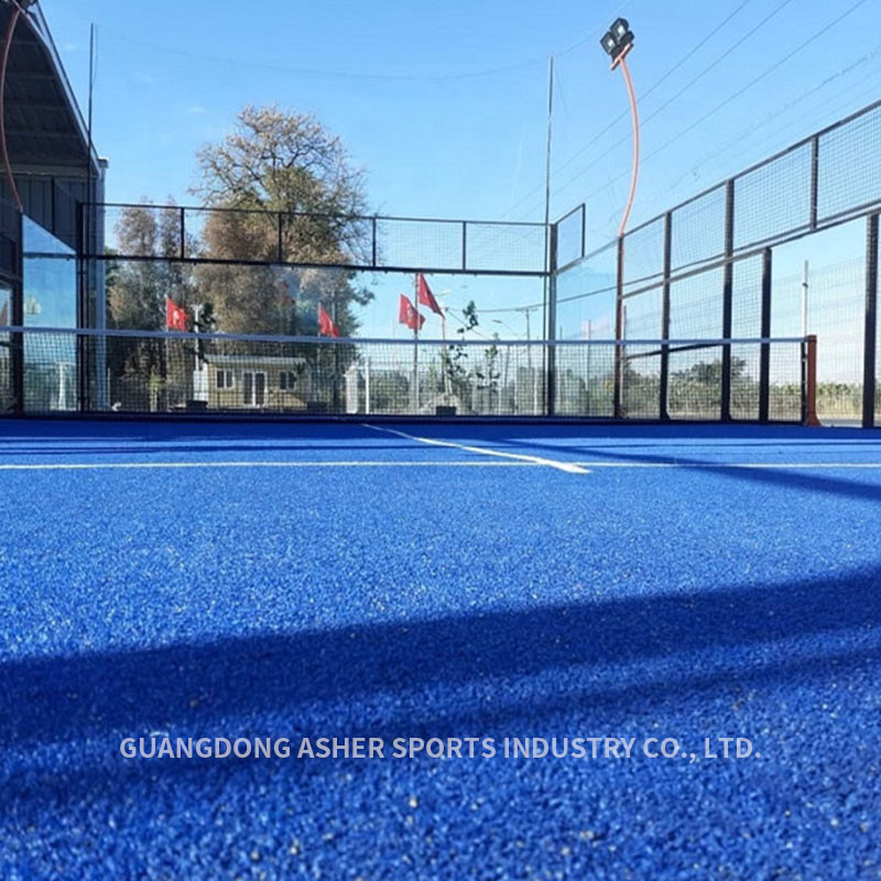 Зона суда Padel PE материальная стандартная, поверхность суда Padel с поддельной травой