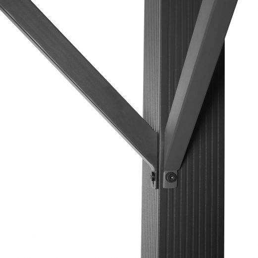 Плоский садовый железный беседка наружная PVC покрытый металлический навес беседка