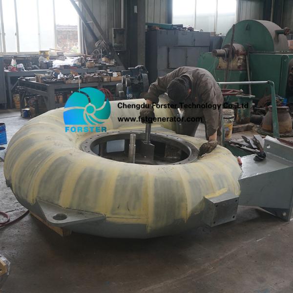 Brushless Excitation Francis Turbine Generator Unit For Medium Lift And Large Flow