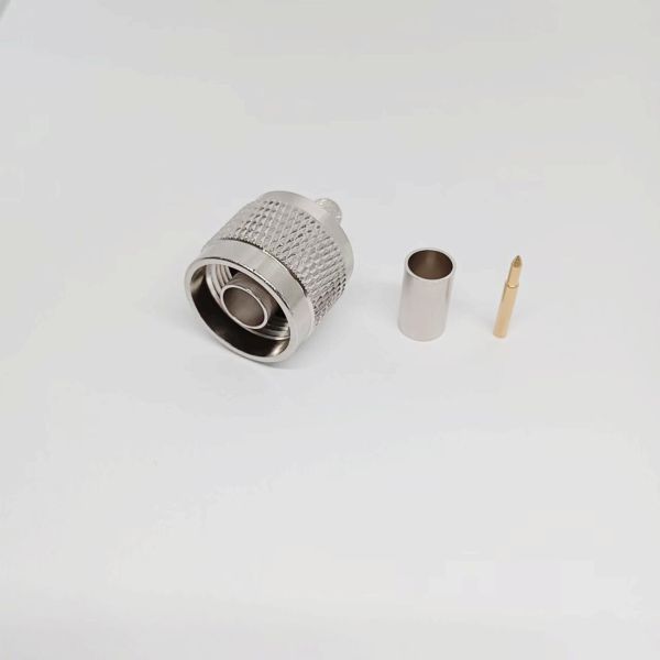 Male N Connector DC-6GHz LMR 240 N Type Connector ODM For Crimping