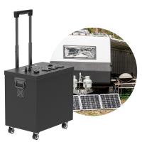 Station électrique portable extérieure de 2500w Lifepo4 batterie de secours Générateur solaire Inverseur d'onde sine pure