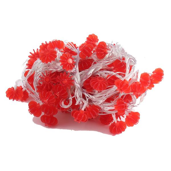 Traditional Knot Red Hanging Lantern LED String Light Battery Operated Party Supplies Lunar Chinese New Year Decorations 2022