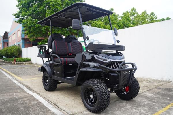 Electric Cartelectric Golf Cart Buggy Vehicles 2+2 Seater With Dump Bed And Roof Golf