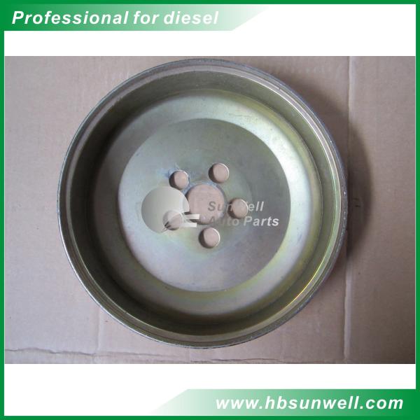 6L ISLe Diesel Engine Crankshaft / Car Belt Pulley 3943661 4940809 Aluminum Alloy