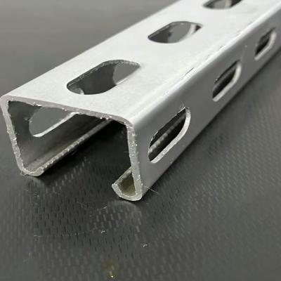 Weather Resistant Aluminum Strut Channel Strength C Shaped Steel Lightweight