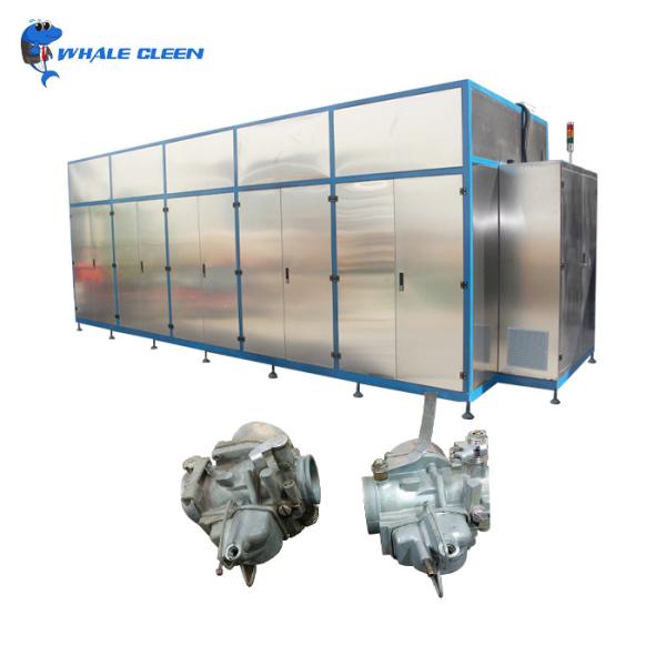 Máquina de limpieza por ultrasonido multibrazo totalmente automática para la eliminación de aceite y cera