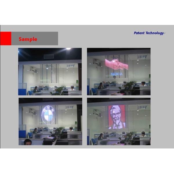 Store / Jewelry Exhibition Hall P10 LED Screen for Transparent Video Advertising