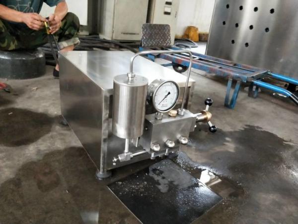 Homogeneizador de leite em mini-escala de 20 L/H polido a espelho polaco para processamento de pequenos lotes