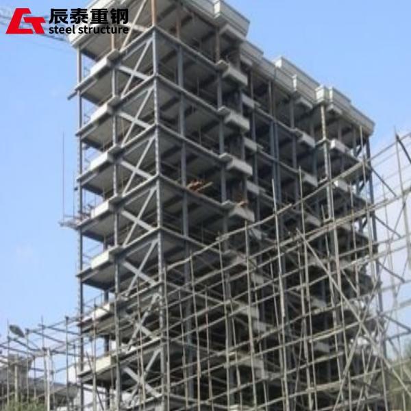 Commercial Center High Rise Steel Structure Building Anti Rust Customizable