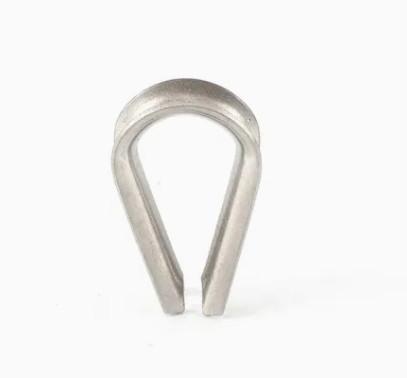 Stainless Steel Wire Rope Protection Fitting Tube Cable Heavy Duty Rigging Carbon Guy Hardware D Shackle Metal Neele Punch Thimble