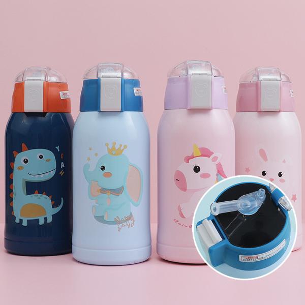 500ml Reusable Double Walled Kids Water Bottle For School Girl