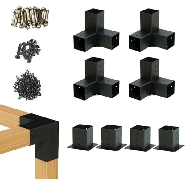 Порошно-покрытые деревянные изделия из перголы, комплекты оборудования для бесед и террасов