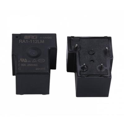 Montagem RA1-112LM do PWB do relé SPST da C.C. 30A do poder superior 0.9W 12V para o aparelho eletrodoméstico