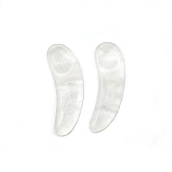3.8*1.3*0.4cm Natural Crystal Eye Cream Spoon Stick Eye Massage Accessory for Eye Care