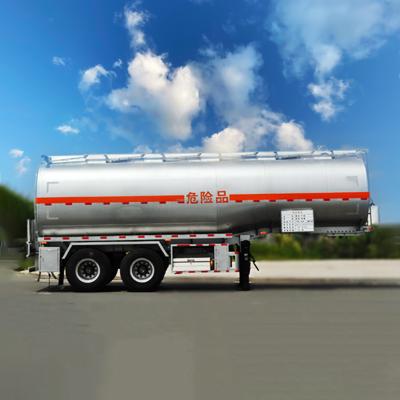 28000L Capacity Carbon Steel Fuel Refuel Tank Semi-Trailer for Diesel Gasoline Delivery