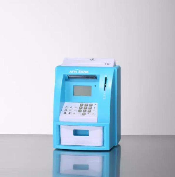 Digital ATM ABS And PET Material Colorful Piggy Bank For Kids