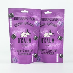 Factory Custom Logo Printing 3.5g - 1000g Matte Anti-Smell Stand up Zipper Bags Food Grade Candy Packaging  Pouch Mylar Doypack