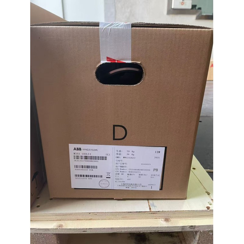 IP54 50KA ABB M2BAF 630A ABB Low Voltage Motors 24V DC Panel Mounted