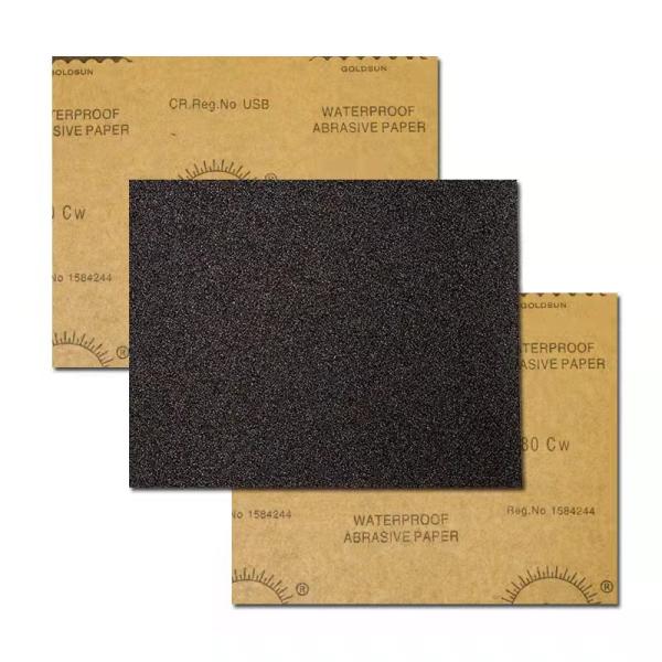 Industrial Grade Silicon Carbide Abrasive Sandpaper for Flat-Shaped Surfaces
