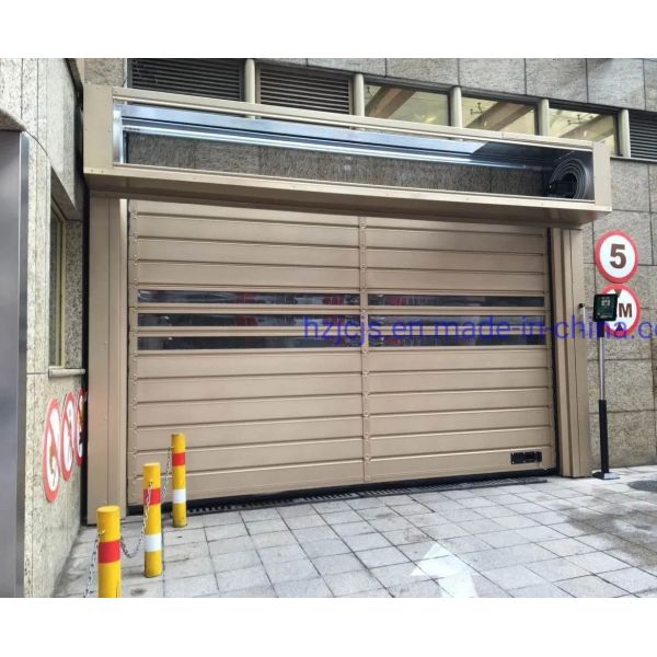 Aluminum Alloy High Speed Rolling Shutter Door with Fire Proofing and Customized Model for Logistics Centers