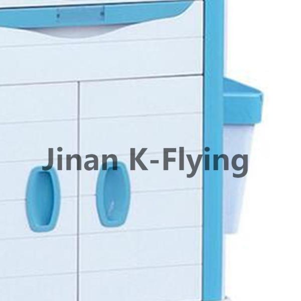 Portable ABS Plastic Hospital Emergency Cart Medical Trolley
