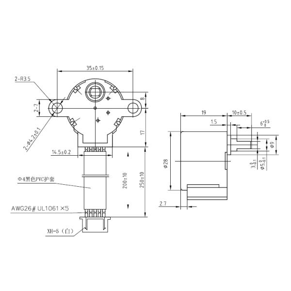 12V четырехпроводной Stepper мотор, мотор небольшого уменьшения премьер-министра 1/64 Stepper