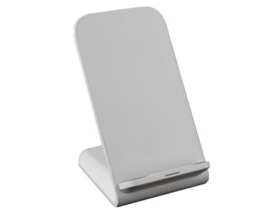 Silver High Speed Standing Wireless Phone Charger 1 USB For Iphone