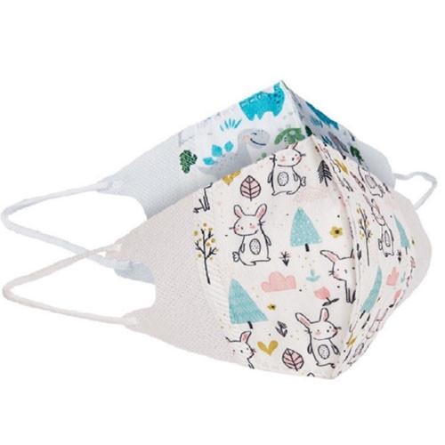 Dustproof 95% Filtration 17.5x13 3D Protective Face Mask Three Layers For Children