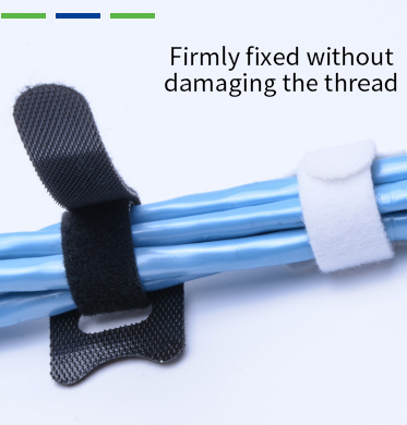 Best Quality Reusable Hook Loop Cable Tie Custom Length logo Cable Ties Hook and Loop Cable Ties