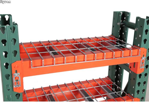 Flexible Wire Heavy Duty Industrial Racking , Wire Mesh Pallet Rack Shelving