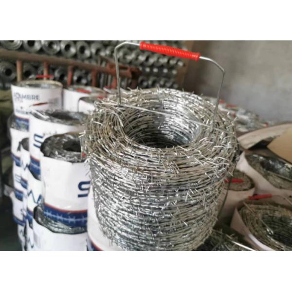 Оцинкованный колючий Concertina Razor Wire ПВХ покрытый 14x14 16x16 500м