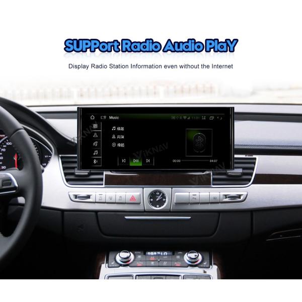 Стерео автомобиля андроида 1920*720 автоматический 12,3 дюйма для Audi A8 D4 2011-2017