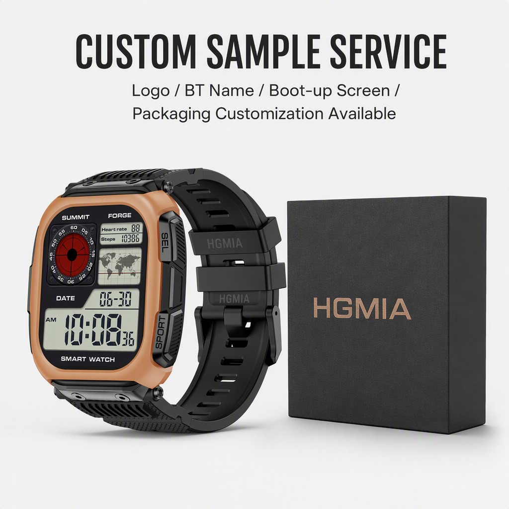 GPS Outdoor Sports Watch AMOLED Offline Map 5ATM Waterproof Multi Satellite GPS BT Call OEM Custom Wholesale Factory