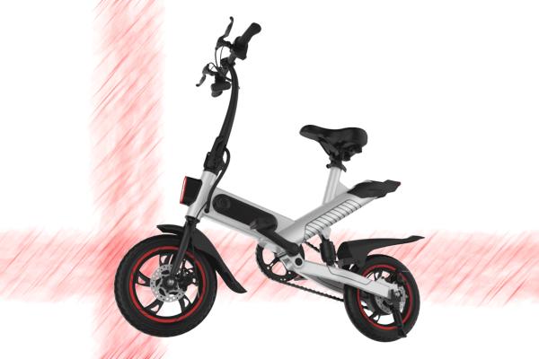 Lithium Battery Fold Up Electric Bike , 36V 10 AH Full Size Folding Road Bike