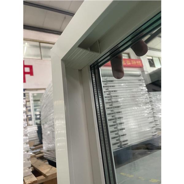 Стекловолоконная сетка UPVC Сдвижное окно и дверь Интегрированный дизайн внутреннего материала вентилятора