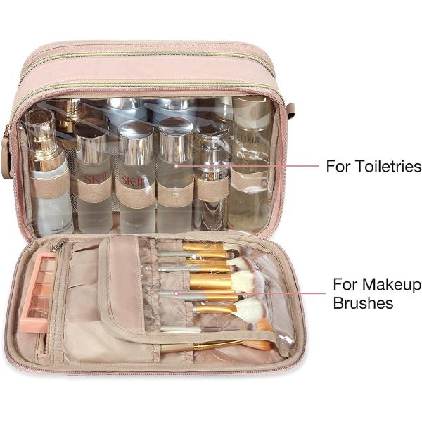 Large Capacity Travel Toiletry Bag Makeup Cosmetic Organizer Bag Water Resistant