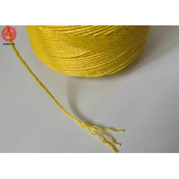 2ply 3ply 2mm 3mm 4mm Twisted Polypropylene Twine Agriculture Rope For Baler Tying