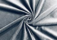 Tela Ducth catiónico del terciopelo del poliéster 200GSM para Sofa Grey Twill Color