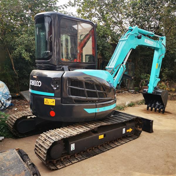 Fabricado no Japão, usado Kobelco SK55SR escavadeira de 5 toneladas com peças originais.